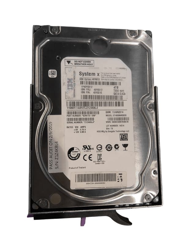 Жесткий диск IBM 49Y6013 4Tb  SATAIII 3,5" HDD