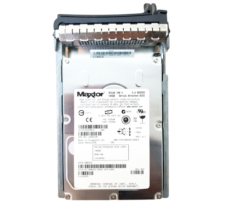 Жесткий диск Dell 0M8033 146Gb  SAS 3,5" HDD