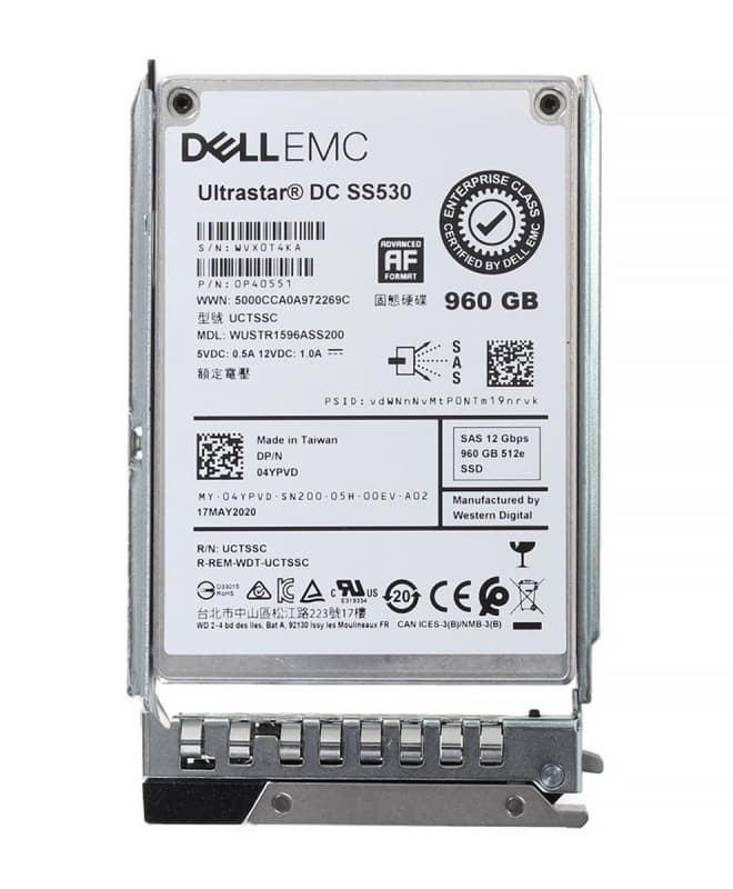 Жесткий диск Dell 0P40551 960Gb SAS 2,5" SSD