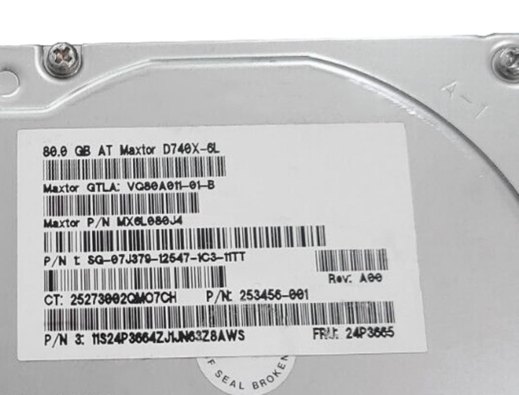 Жесткий диск Maxtor 6L080J4 80Gb 7200 IDE 3.5" HDD