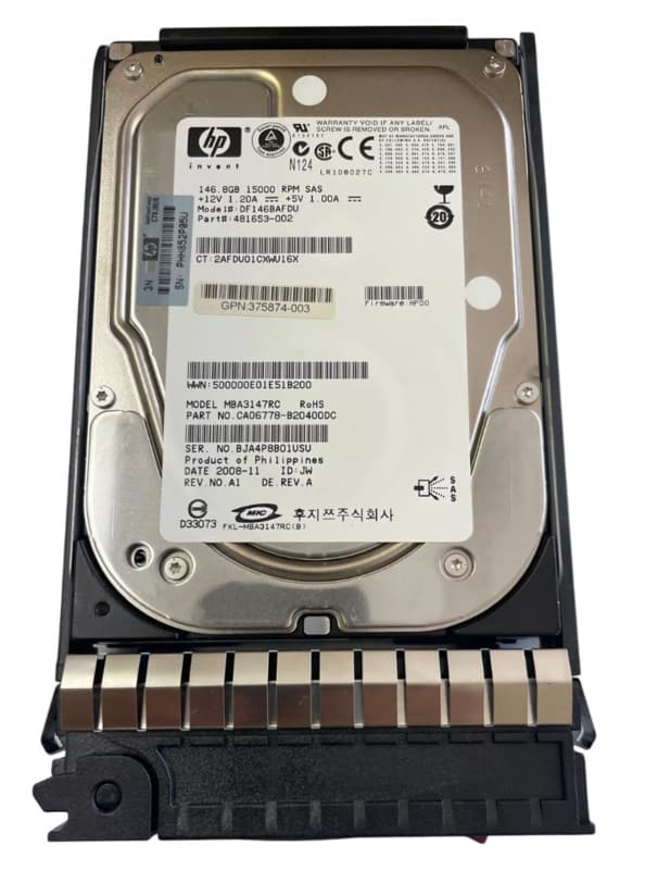 Жесткий диск HP 384854-B21 146Gb  SAS 3,5" HDD