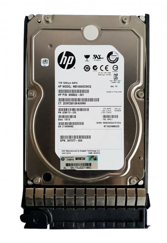 Жесткий диск HP 536611-B21 1Tb  SATAII 3,5" HDD