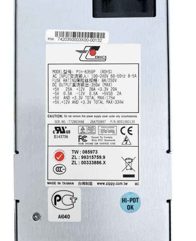 Блок Питания Emacs B001080139 350W