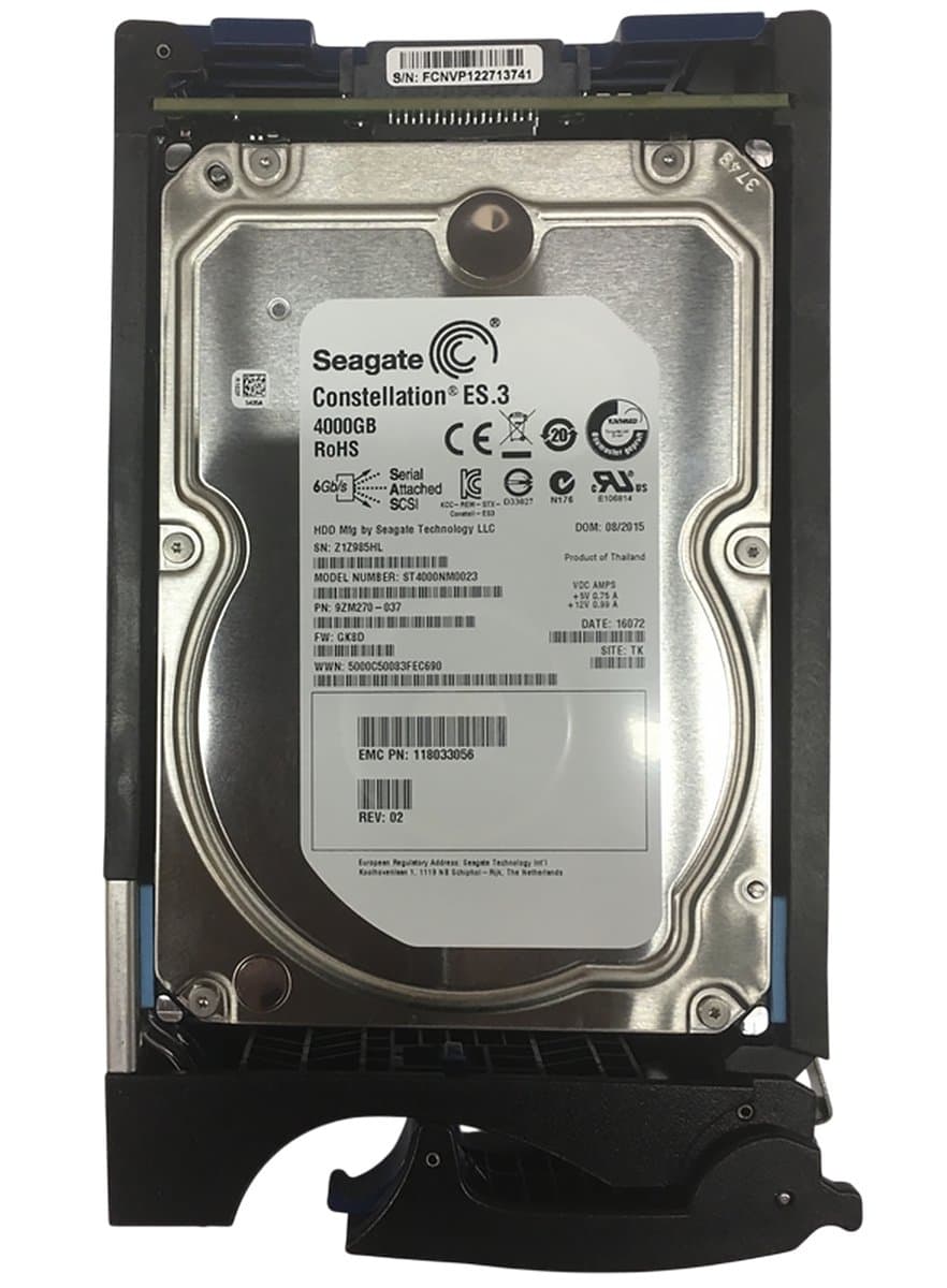 EMC EMC 4TB 7200 Fibre Channel 3.5" HDD 118033056