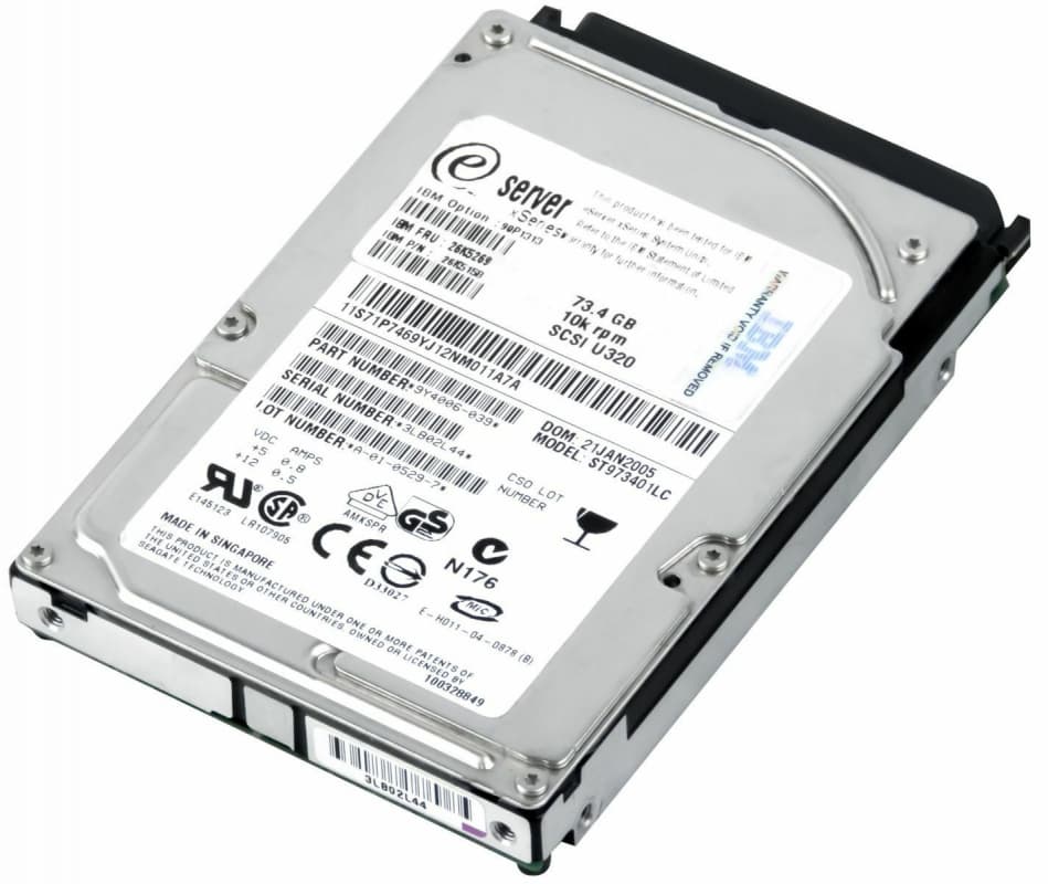 Жесткий диск Seagate ST973401LC 73,4Gb 10000 SCSI 2,5" HDD