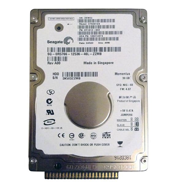 Жесткий диск Seagate ST93012A 30Gb 4200 IDE 2,5" HDD