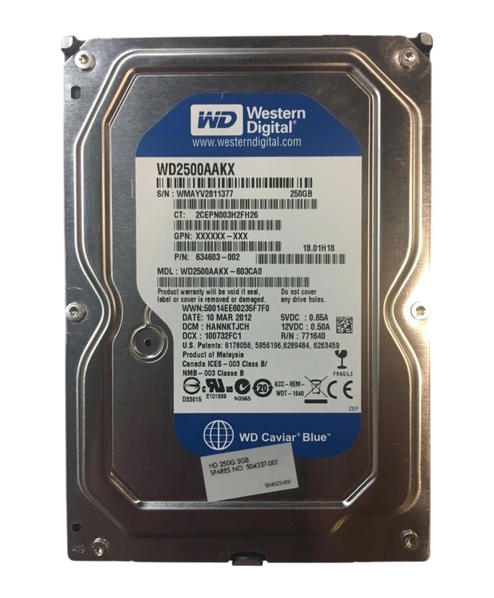 Жесткий диск HP 250Gb 7200 SATAIII 3.5" HDD