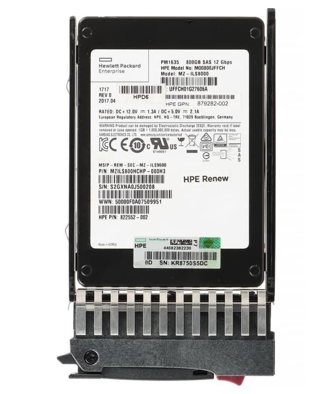 Жесткий диск HP 879282-002 800Gb  SAS 2,5" SSD