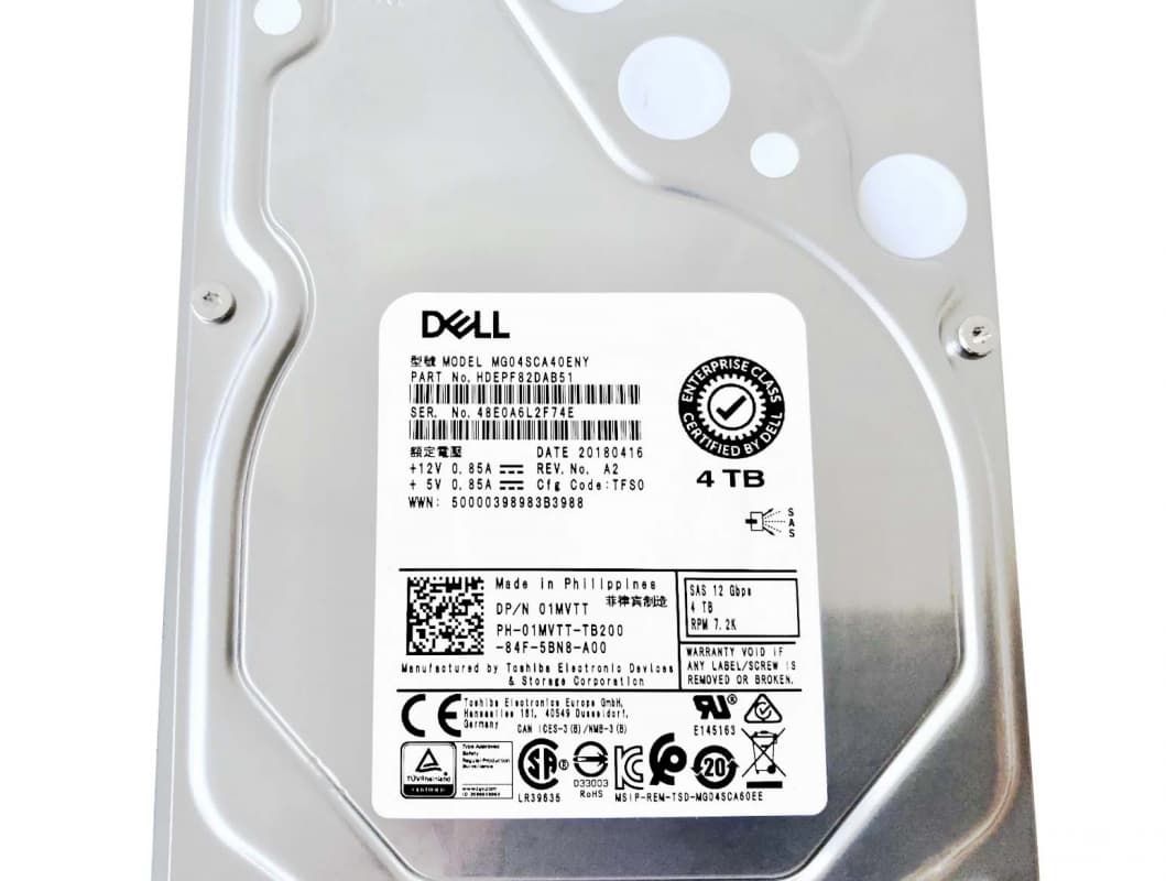 Жесткий диск Dell 1MVTT 4Tb 7200 SAS 3,5" HDD