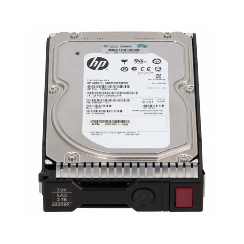 Жесткий диск HP 625030-001 3Tb 7200 SAS 3,5" HDD