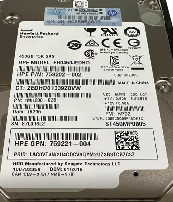 Жесткий диск HP 1MH200-035 450Gb 15000 SAS 2,5" HDD