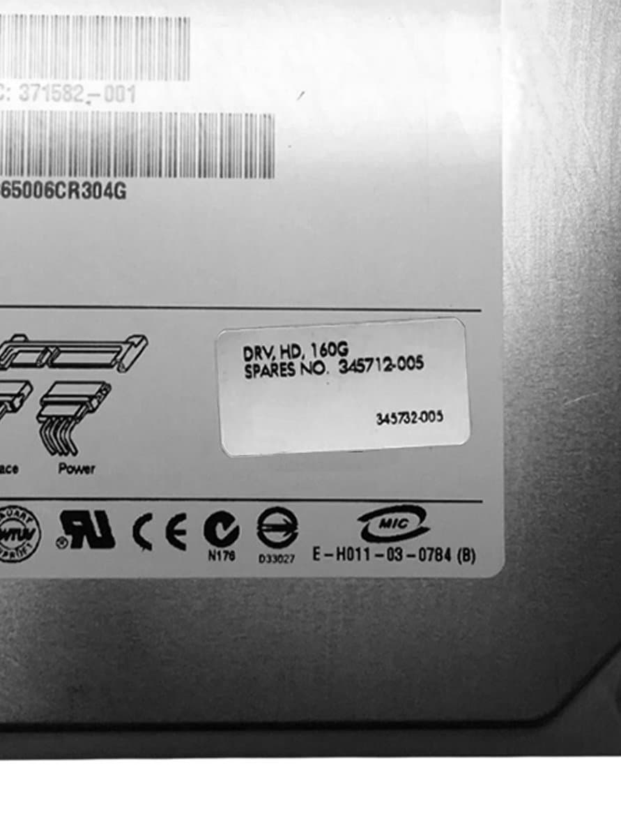 Жесткий диск HP 160Gb 7200 SATA 3.5" HDD