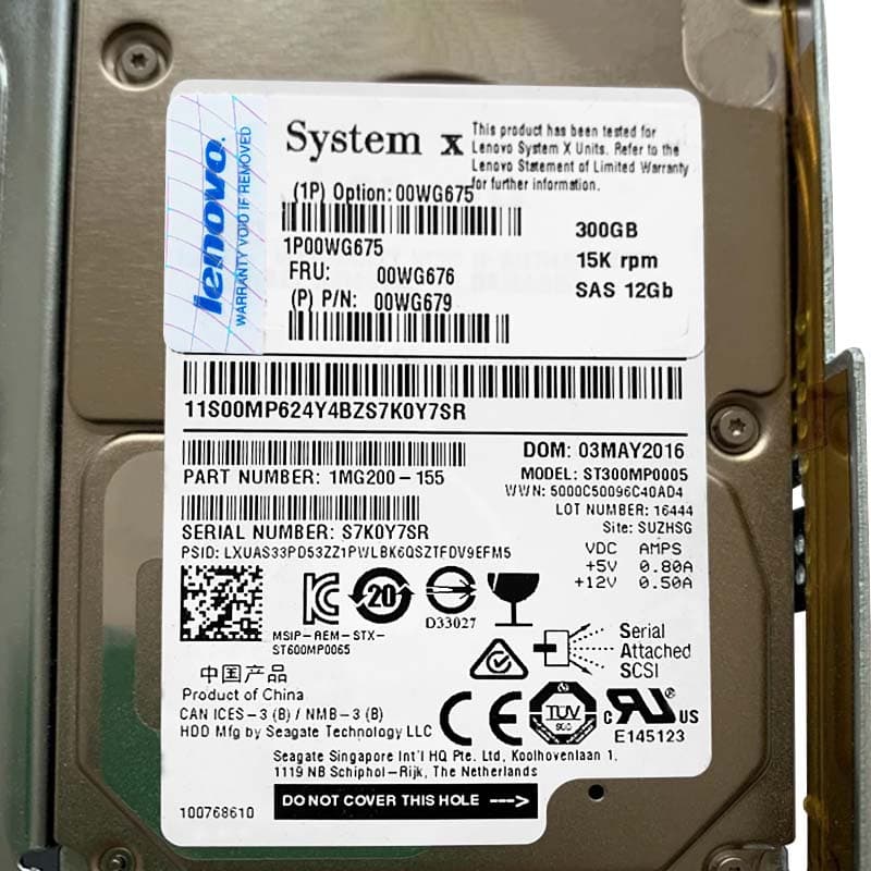 Жесткий диск IBM 1MG200-155 300Gb 15000 SAS 3,5" HDD
