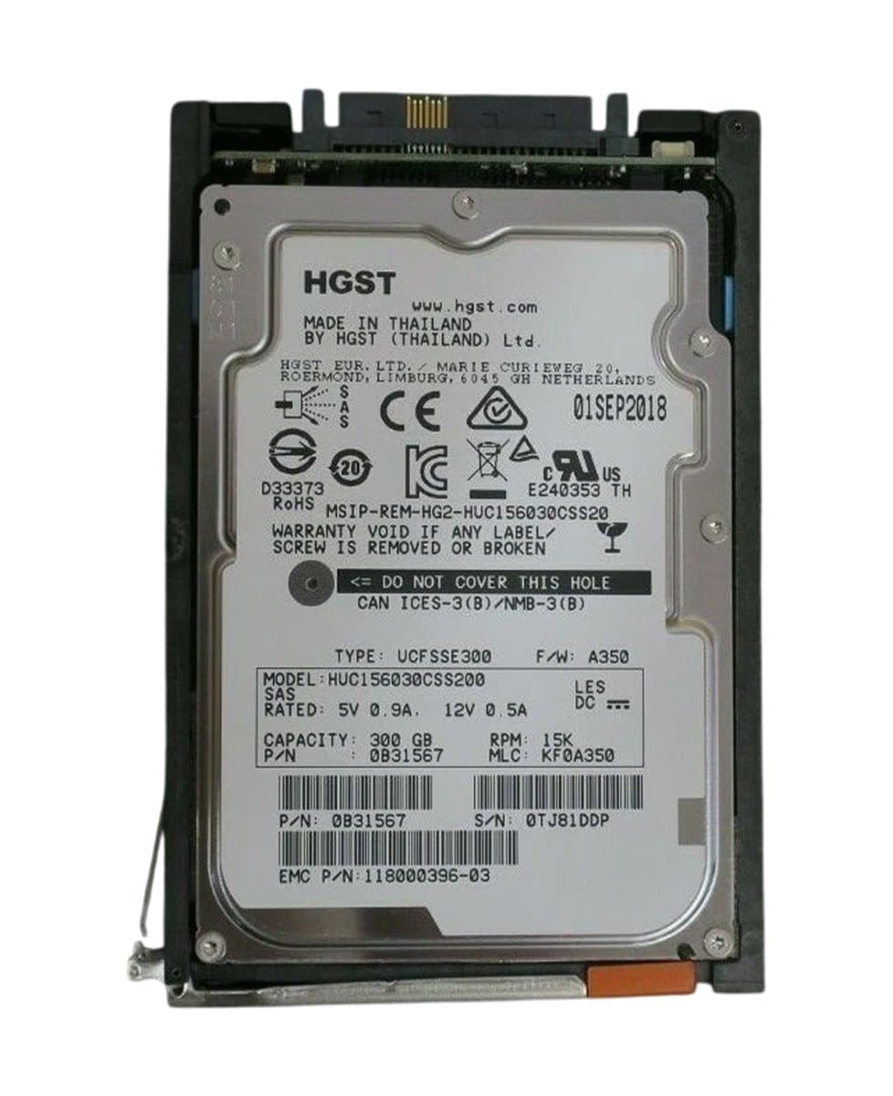 Жесткий диск EMC 005050933 300Gb SAS 2,5" HDD