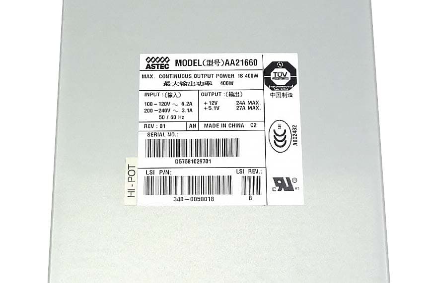 Резервный Блок Питания IBM AA21660 400W