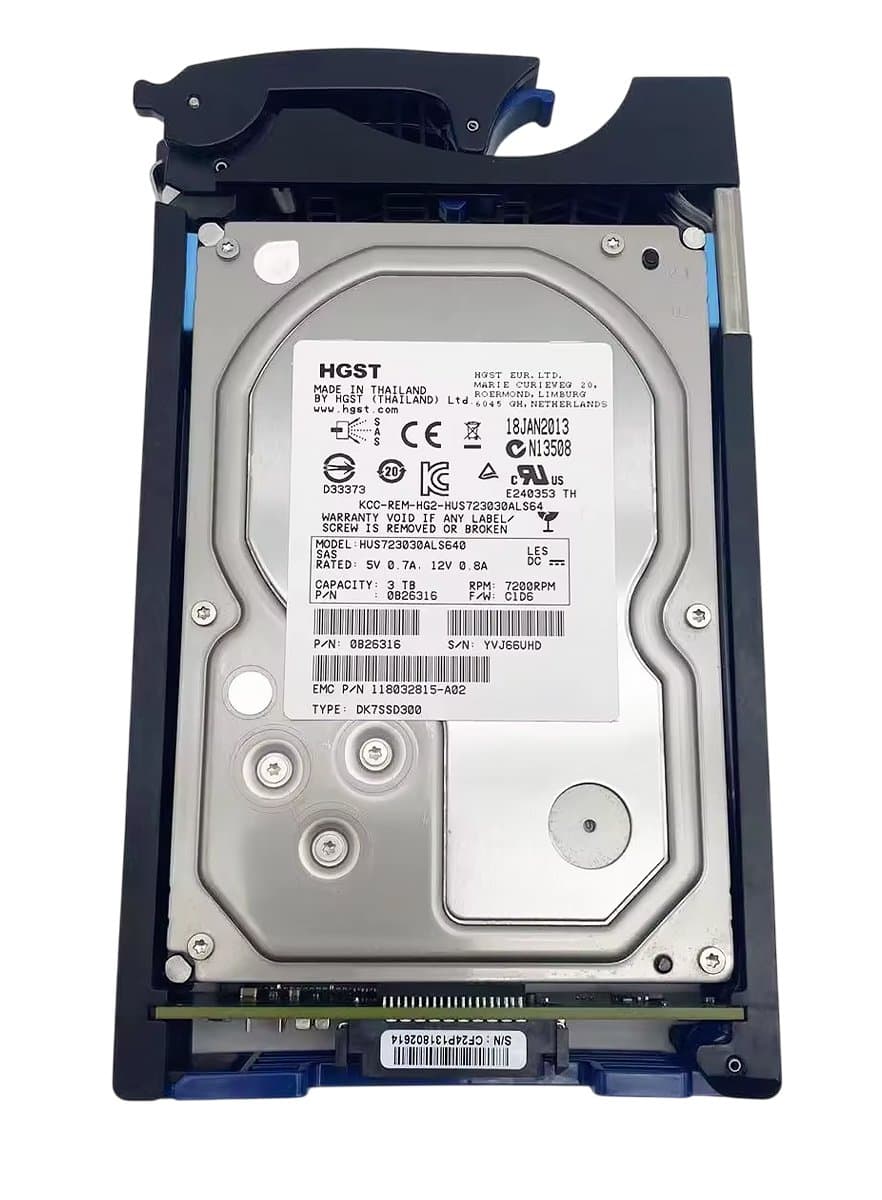  EMC 3Tb 7200 Fibre Channel 3.5" HDD 0B26316