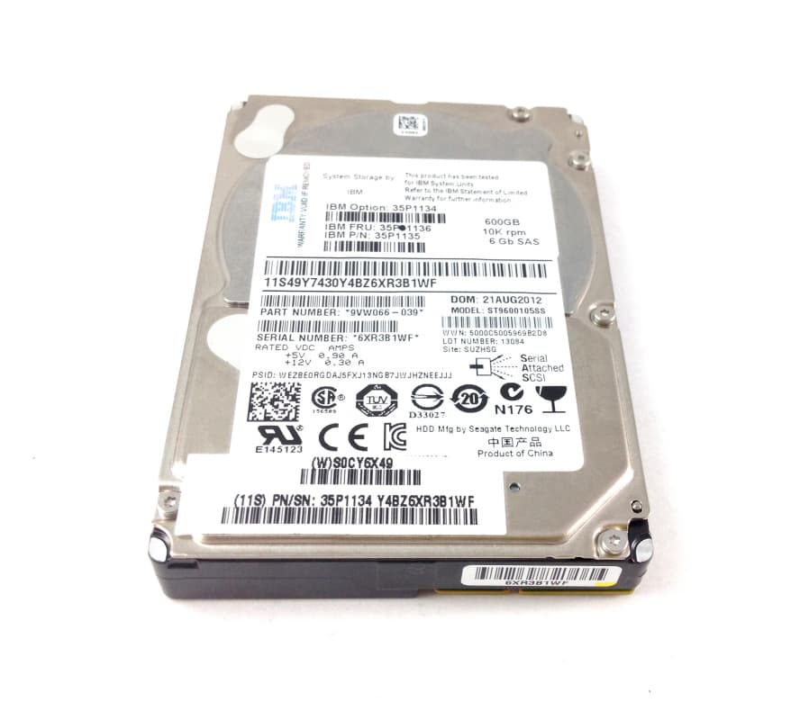 Жесткий диск IBM 35P1136 600Gb 10000 SAS 2,5" HDD