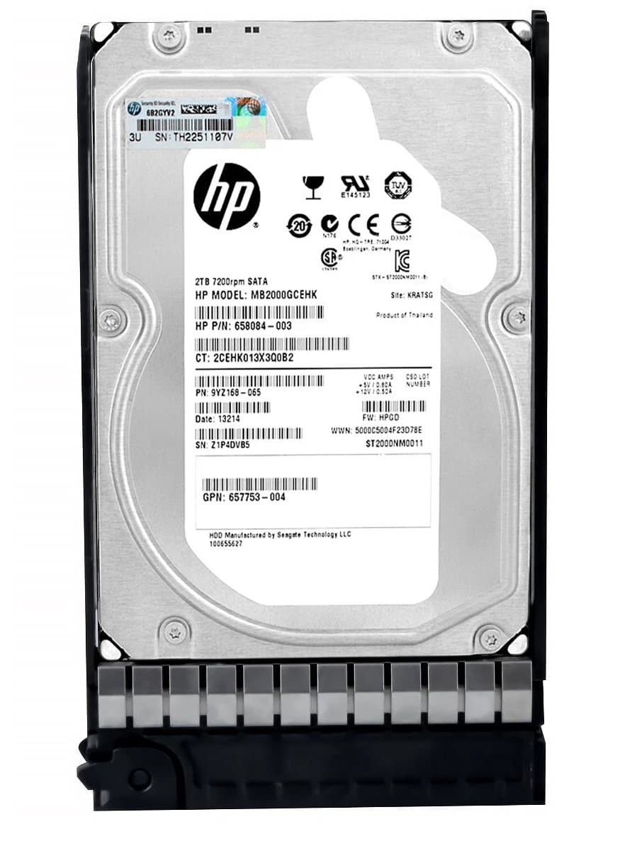 Жесткий диск HP 2Tb 7200 SATAIII 3.5" HDD 658084-003