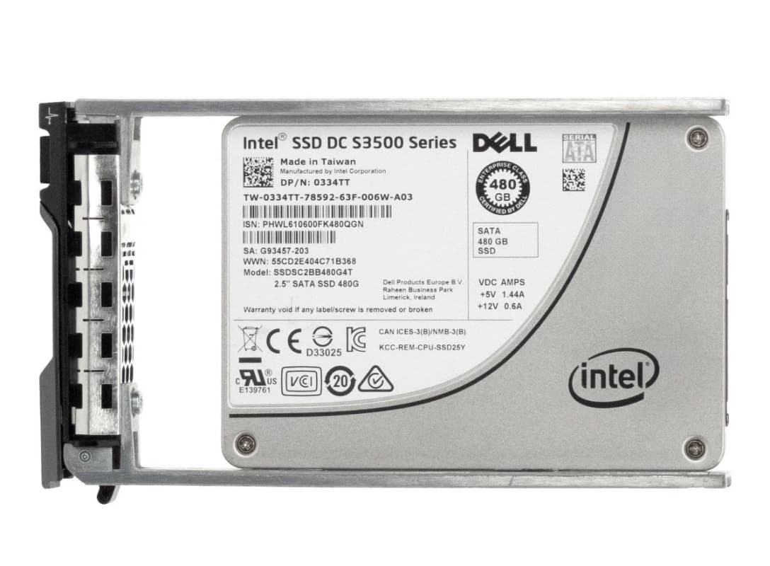 Жесткий диск Dell 334TT 480Gb SATAIII 2,5" SSD