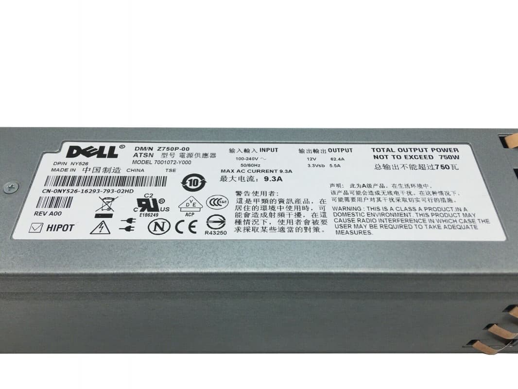 Резервный Блок Питания Dell 750Wt 7001072-Y000