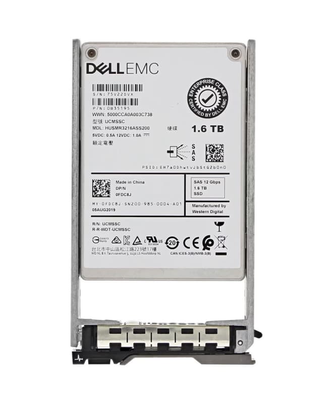 Жесткий диск Dell FDC8J 1.6TB SAS 2,5" SSD