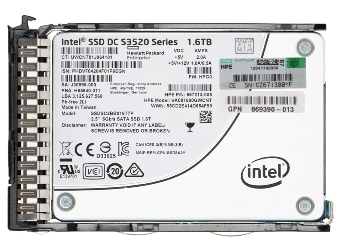 Жесткий диск HP 869390-013 1.6TB SATAIII 2,5" SSD