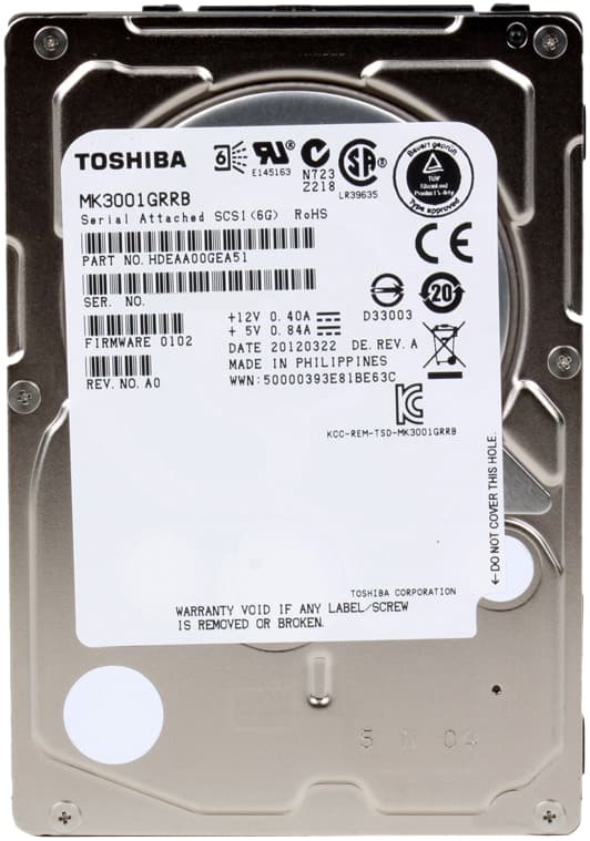 Жесткий диск Toshiba MK3001GRRB 300Gb  SAS 2,5" HDD