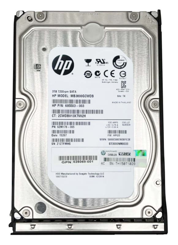 Жесткий диск HP 797271-B21 3Tb 7200 SATAIII 3.5" HDD
