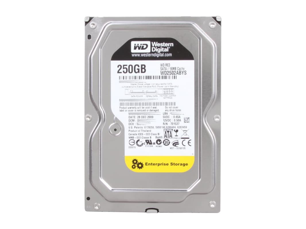 Жесткий диск Western Digital WD2502ABYS 250Gb SATAII 3,5" HDD