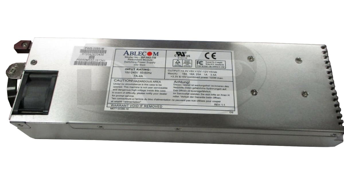 Резервный Блок Питания SuperMicro PWS-0050-5 380W