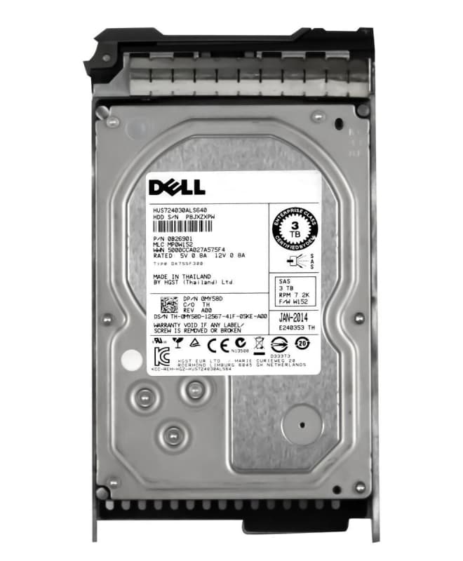 Жесткий диск Dell MY58D 3Tb 7200 SAS 3,5" HDD
