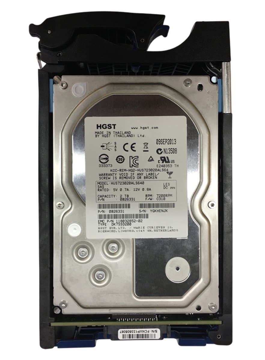 EMC 2Tb 7200 SAS 3.5" HDD