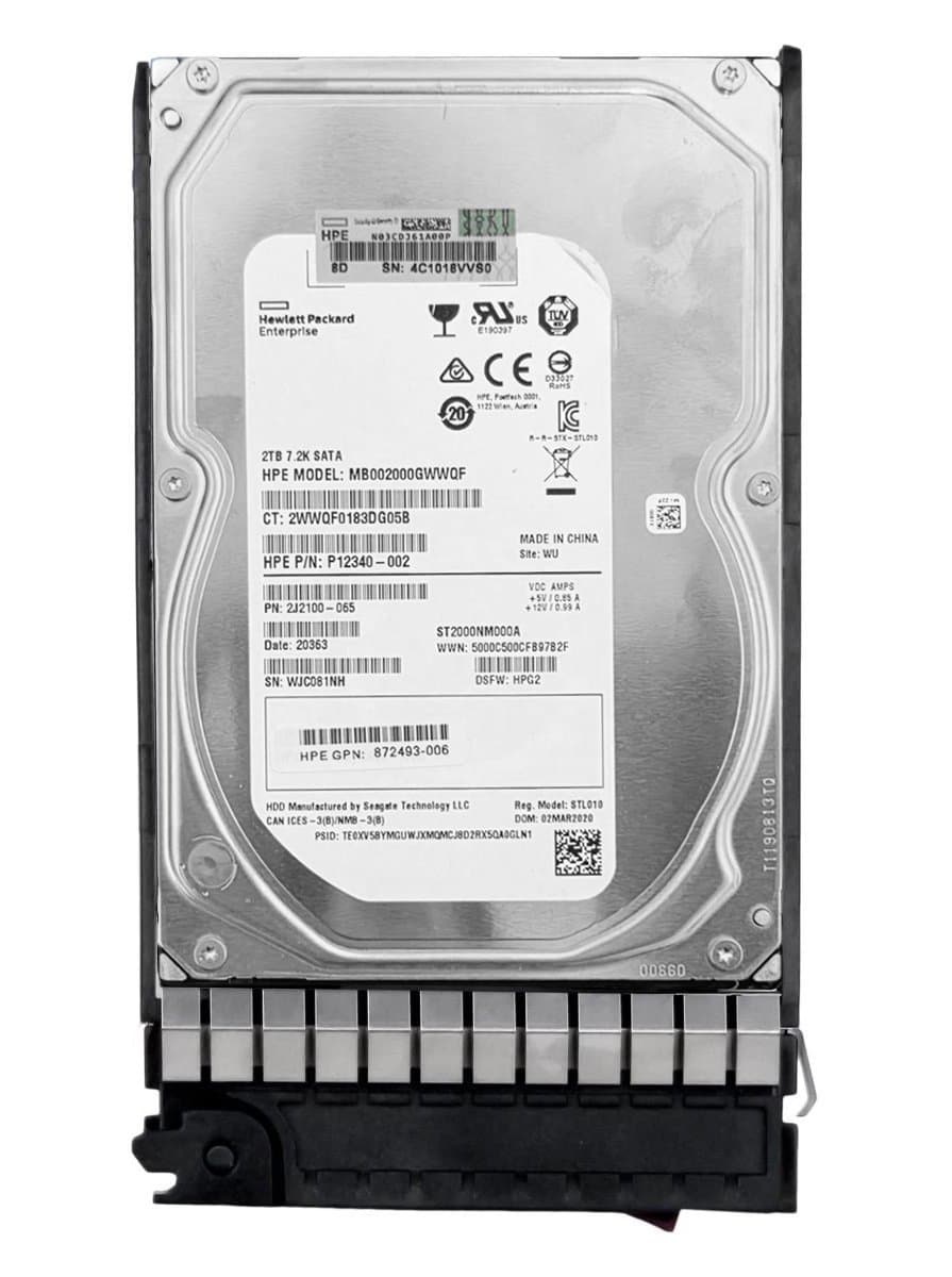 Жесткий диск HP 2Tb 7200 SATAIII 3.5" HDD 2J2100-065