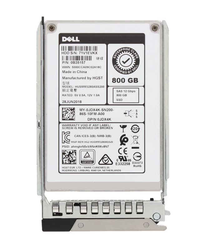 Жесткий диск Dell JDX4K 800GB SAS 2,5" SSD