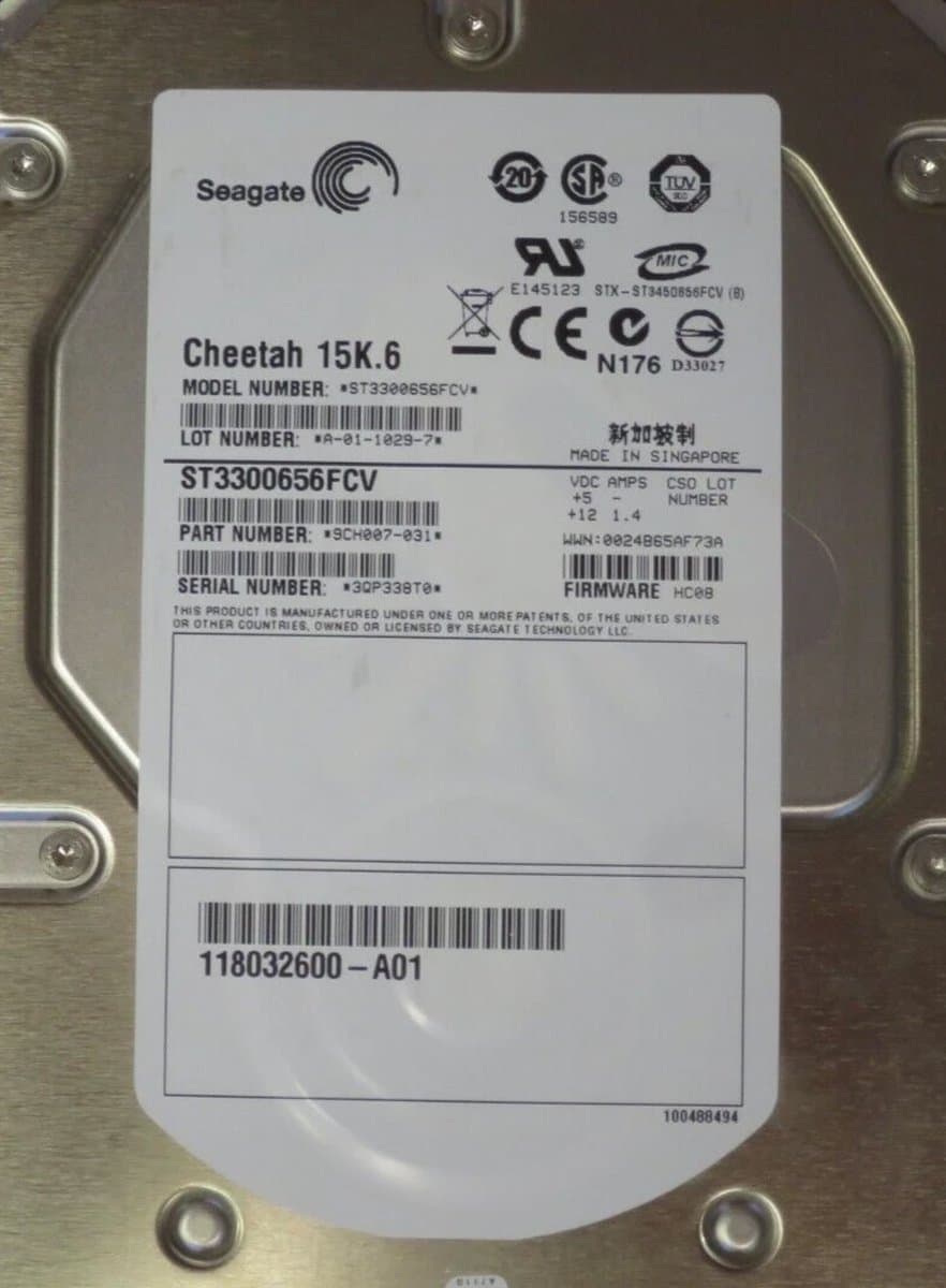 EMC 300Gb 15000 Fibre Channel 3.5" HDD 005048848