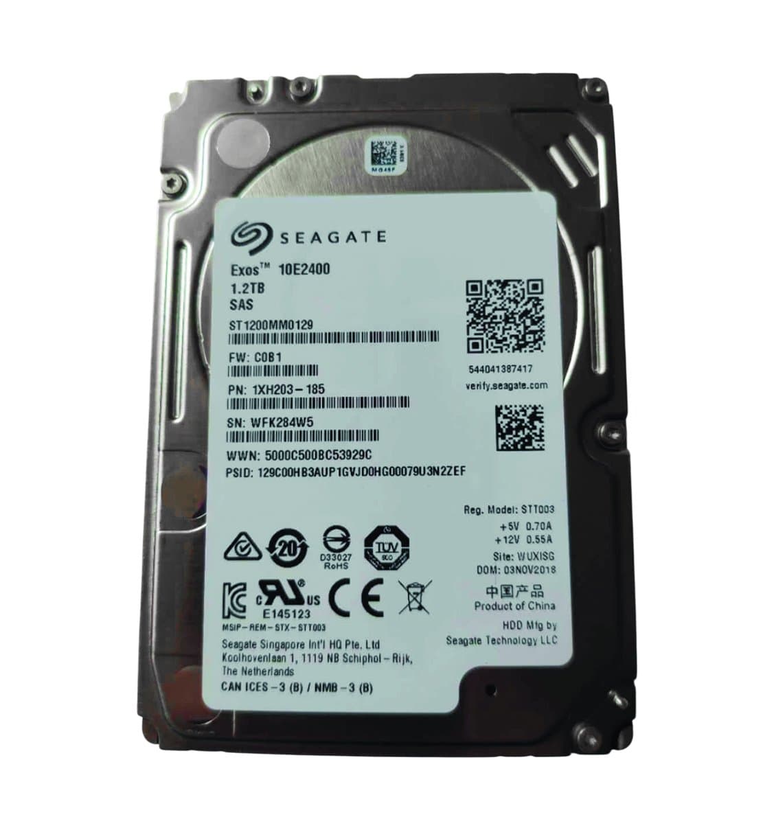 Жесткий диск Seagate 1,2Tb 10000 SAS 2.5" HDD ST1200MM0129