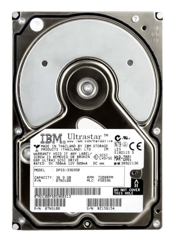 Жесткий диск IBM DPSS-336950 36Gb U320SCSI 3.5" HDD