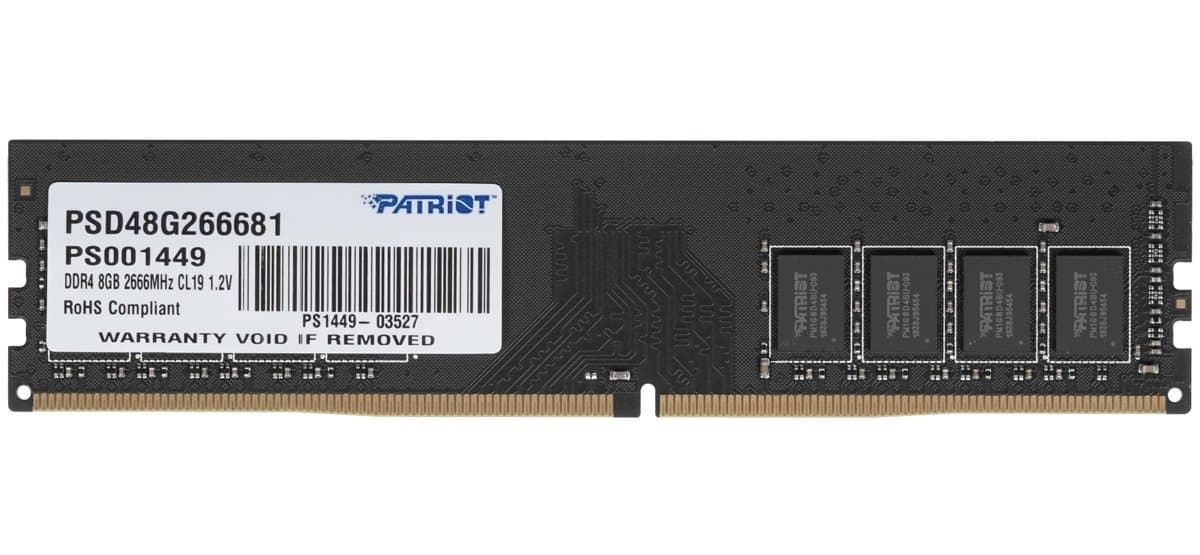 Оперативная память Patriot DDRIV 8Gb PS001449
