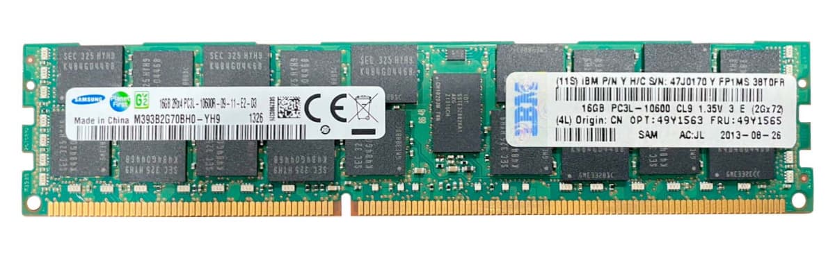 Оперативная память IBM 49Y1562 DDRIII 16Gb