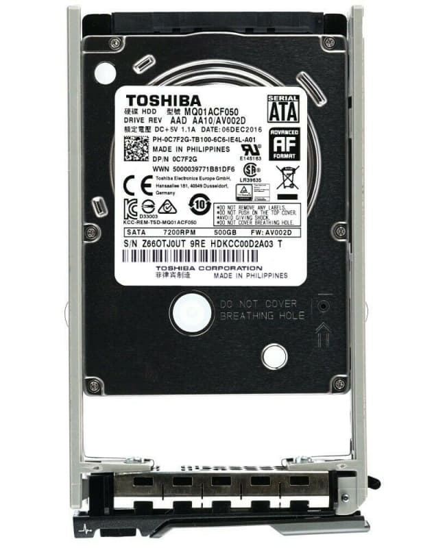 Жесткий диск Dell C7F2G 500Gb SATA 2,5" HDD