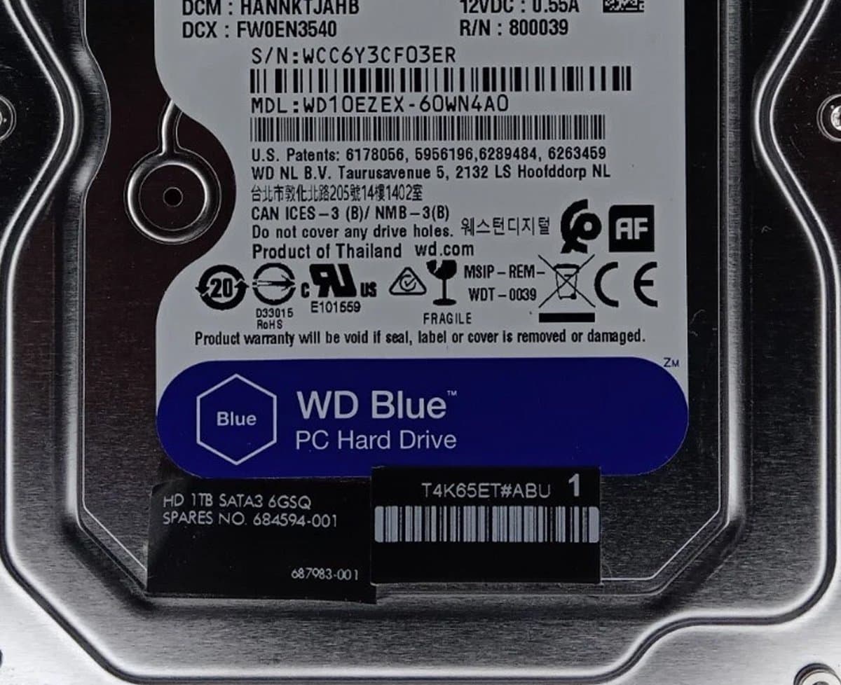 Жесткий диск HP 1Tb 7200 SATAIII 3.5" HDD 687983-001