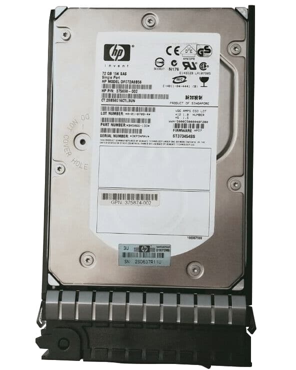 Жесткий диск HP 375698-002 72Gb  SAS 3,5" HDD