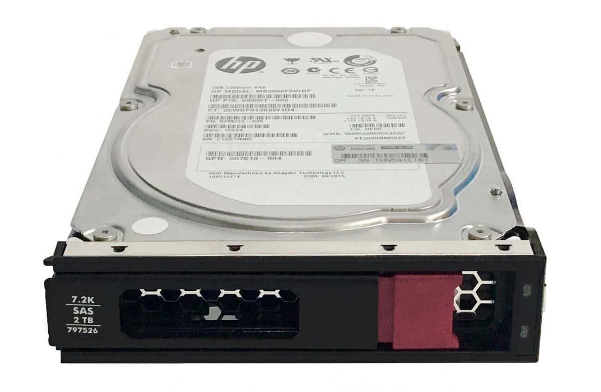 Жесткий диск HP 797279-B21 2Tb 7200 SAS 3,5" HDD