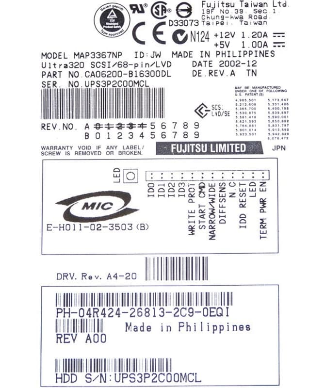 Жесткий диск Dell 4R318 146,8Gb 10000 U320SCSI 3.5" HDD