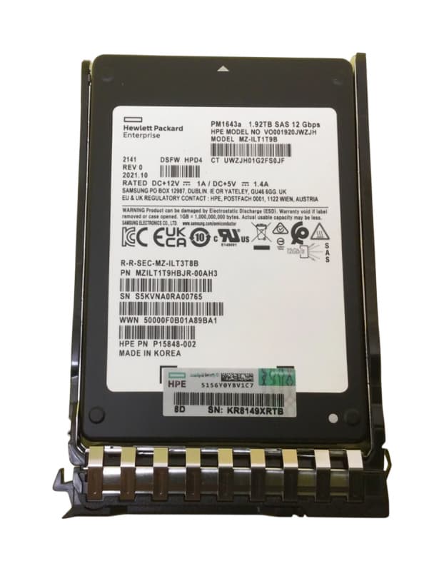 Жесткий диск HP P40557-B21 1.92Tb SAS 2,5" SSD