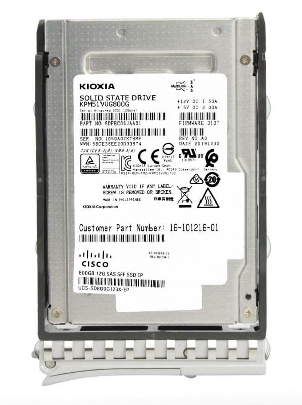 Жесткий диск Cisco SDFBC06JAA01  800Gb SAS 2,5" SSD