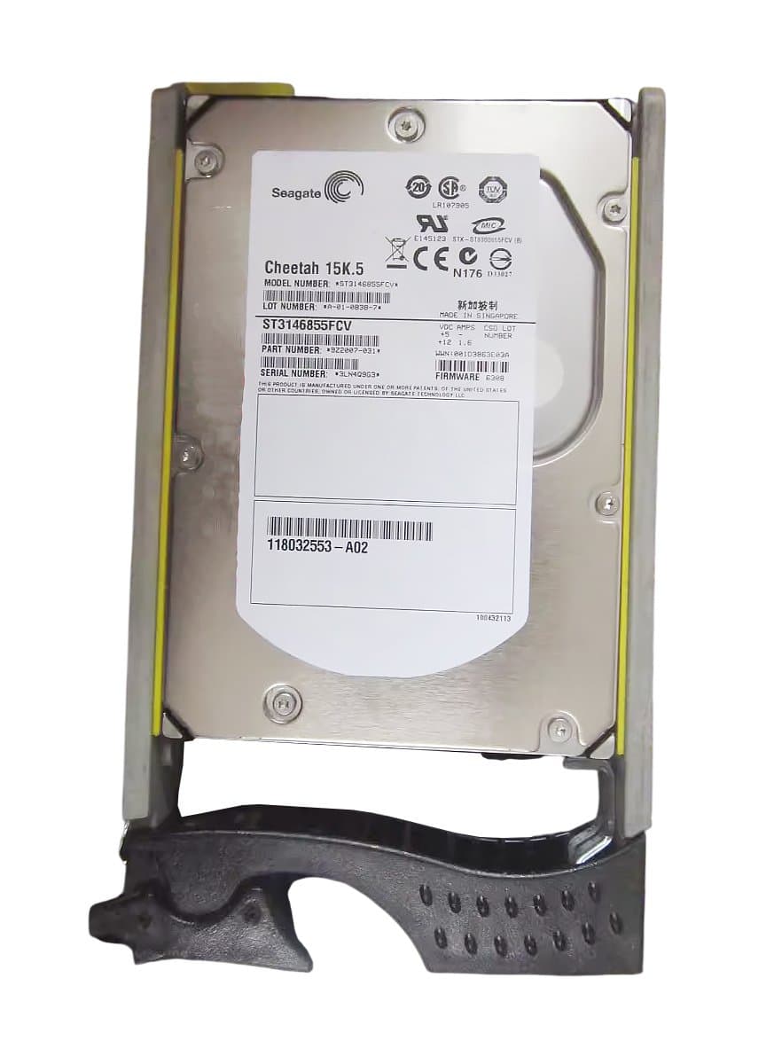 EMC 146Gb 15000 Fibre Channel 3.5" HDD 118032553-A02