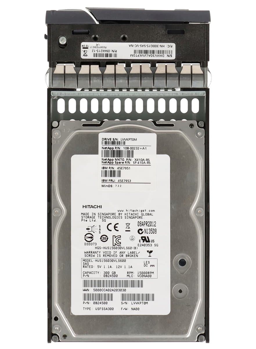 Жесткий диск NetApp 300Gb 15000 SAS 3.5" HDD 108-00232+A1