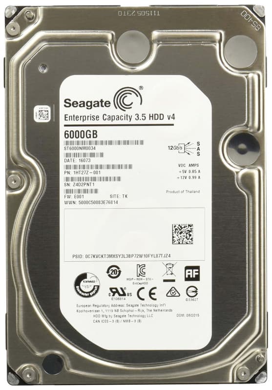 Жесткий диск Seagate 1HT27Z 6Tb  SAS 3,5" HDD
