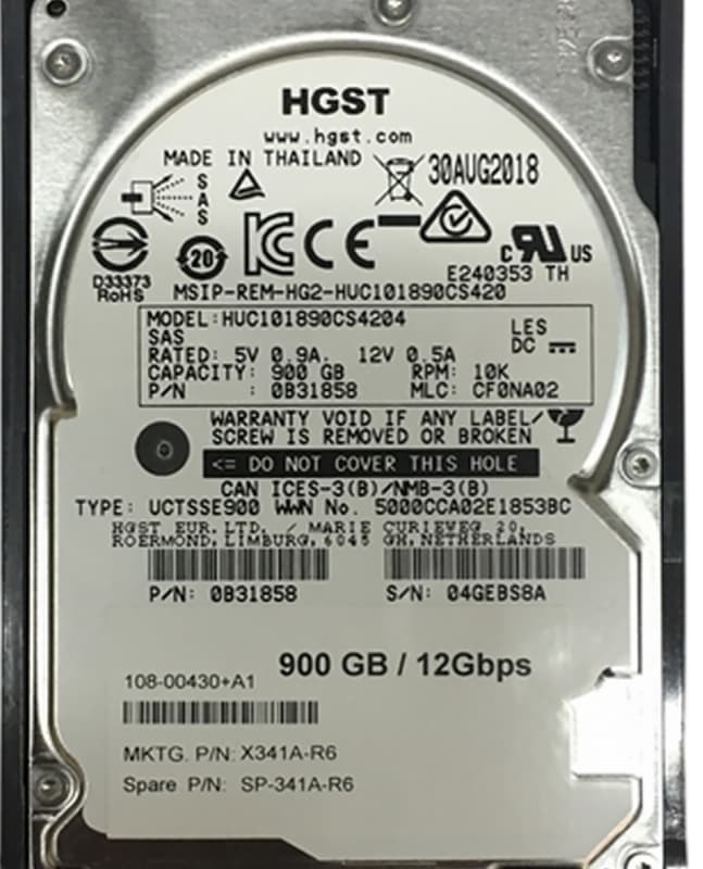 Жесткий диск NetApp 0B31858 900Gb SAS 2,5" HDD